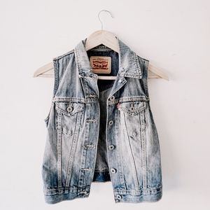 Levi Jean Jacket Vest